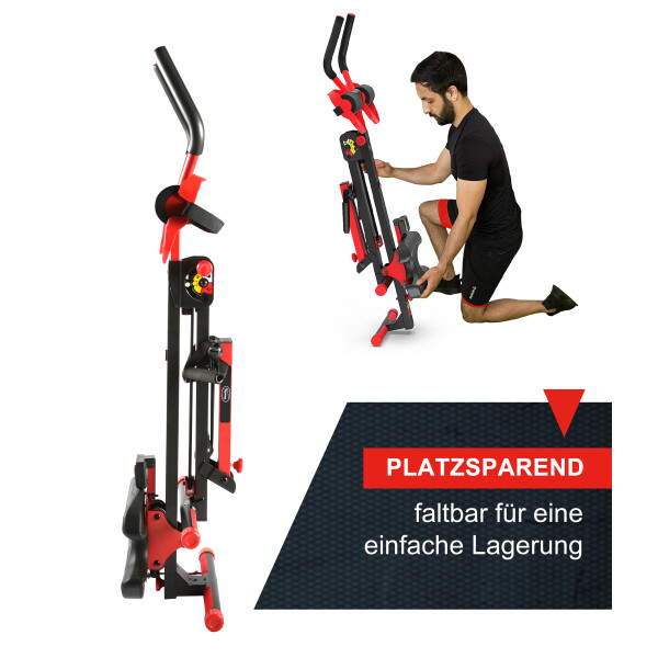 BODYCOACH Multi-Fitnessgerät 3-in-1 Rudergerät Tube und AB Bauchmuskel-Trainer