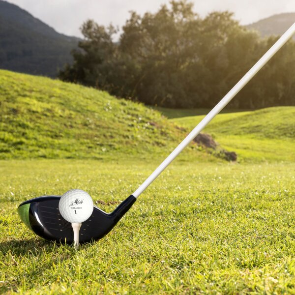 L.A. Sports Golfbälle INCREDIBLE 12 Stück 3-lagige Titanium Soft Golfbälle für maximale Distanz & Kontrolle