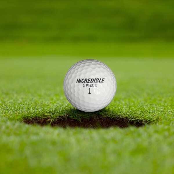 L.A. Sports Golfbälle INCREDIBLE 12 Stück 3-lagige Titanium Soft Golfbälle für maximale Distanz & Kontrolle