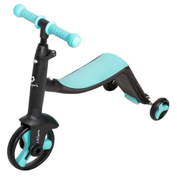 L.A. Sports 3-in-1 Kids Trike Laufrad Dreirad Scooter für Kinder ab 2 jahren