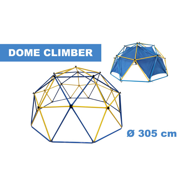 L.A. Sports Klettergerüst Dome Climber Outdoor Kinder Klettergestell Metall