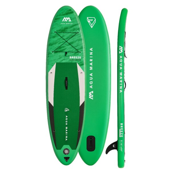 Aqua Marina Breeze Stand-Up Paddle Board aufblasbar Allround SUP Komplett Set mit Zubehör