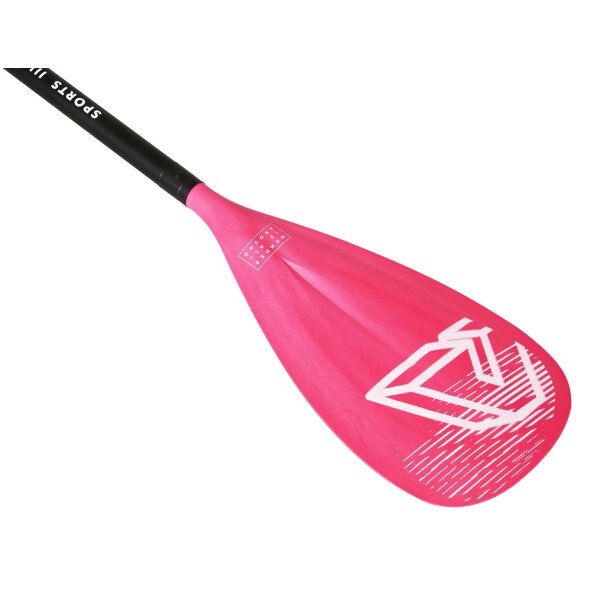 Aqua Marina SPORTS III CORAL SUP-Paddle Aluminium 3teiliges Paddel verstellbar