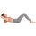 BODYCOACH Woodboard Balance-Board Starter Set nachhaltiges Material Ahorn & Kork mit Fitnessband - eckig