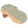 BODYCOACH Woodboard Balance-Board Starter Set nachhaltiges Material Ahorn & Kork mit Fitnessband - oval