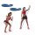 2 x Fitnessband Gymnastikband aus Latex dehnbares Widerstandsband 208cm Schlaufe