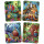 Qwi Toy 3in1 Spielbuch Kinder Wasser Malbuch - Malen mit Wasser mit Wassermal Stift inklusive Aufklappseiten und Stickern