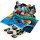 Qwi Toy 3in1 Spielbuch Kinder Wasser Malbuch - Malen mit Wasser mit Wassermal Stift inklusive Aufklappseiten und Stickern