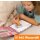 Qwi Toy 3in1 Spielbuch Kinder Wasser Malbuch - Malen mit Wasser mit Wassermal Stift inklusive Aufklappseiten und Stickern