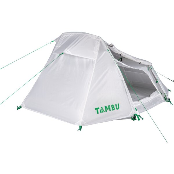 TAMBU Outdoor Camping Zelt für 2 Personen nachhaltiges Trekkingszelt wasserdicht aus recyceltem Material & ultraleicht