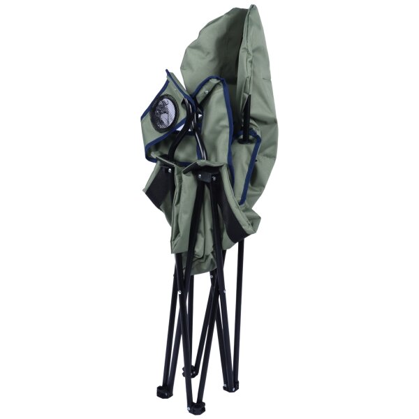 TAMBU Outdoor Camping Stuhl faltbar nachhaltiger Faltstuhl aus recyceltem Material belastbar 120 kg für Garten Angeln Festivals Grillen