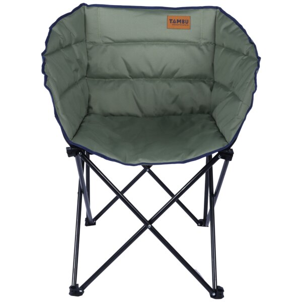 TAMBU Outdoor Camping Stuhl faltbar nachhaltiger Faltstuhl aus recyceltem Material belastbar 120 kg für Garten Angeln Festivals Grillen