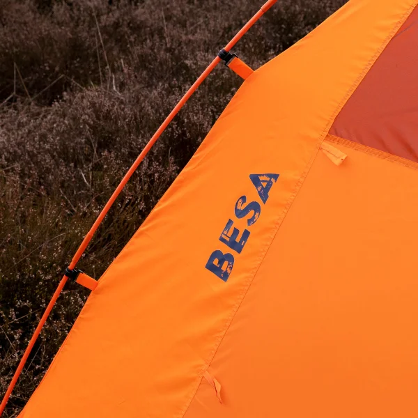 TAMBU Outdoor Camping Zelt für 2-3 Personen nachhaltiges Kuppelzelt wasserdicht aus recyceltem Material mit Vorzelt & ultraleicht
