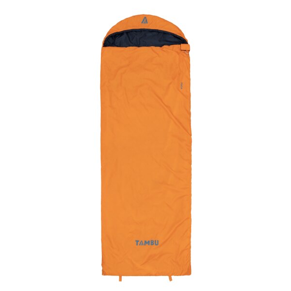 TAMBU Outdoor Camping Deckenschlafsack nachhaltiger Sommerschlafsack 230 x 80 aus recyceltem Material leicht & platzsparend