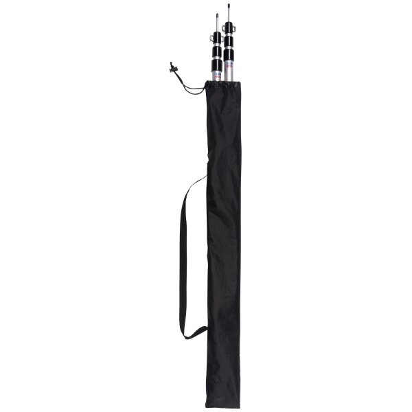 TAMBU Teleskop Zeltstangen 2er-Set Alu Aufstellstangen für Zelte Tarps Planen Markisen Sonnensegel verstellbar 91 bis 230 cm multifunktional einsetzbar