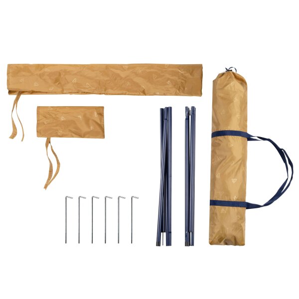 TAMBU Outdoor Sonnensegel nachhaltiger Sonnen- & Regenschutz wasserdicht aus recyceltem Material Schattenspender für Strand Garten Camping