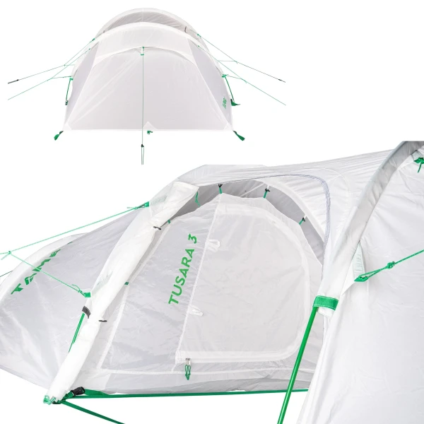 TAMBU Outdoor Camping Zelt für 2-3 Personen nachhaltiges Trekkingszelt wasserdicht aus recyceltem Material & ultraleicht