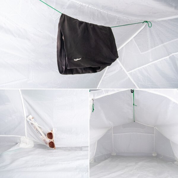 TAMBU Outdoor Camping Zelt für 2-3 Personen nachhaltiges Trekkingszelt wasserdicht aus recyceltem Material & ultraleicht